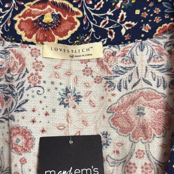 Lovestitch Sedona Bell Sleeve Top Size M NWT - Picture 4 of 7